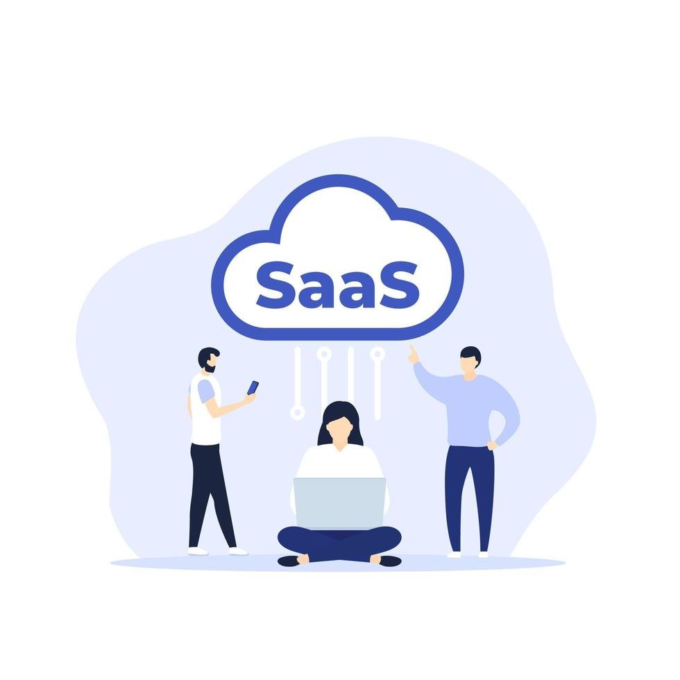 saas-cloud-service-illustration-with-people-vector
